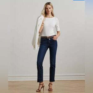 Lauren Ralph Lauren Classic Straight Blue Leg Jeans